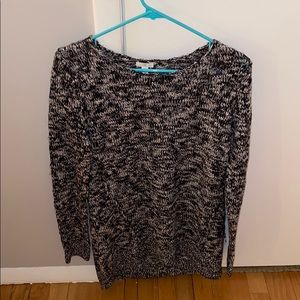 Black and white sweater